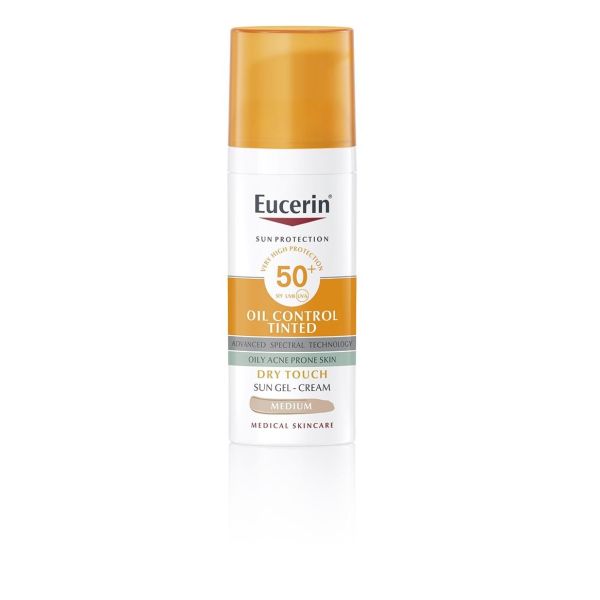 Eucerin Sun Face Oil Control Tinted SPF 50+ Medium 50ml