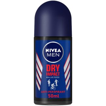 NIVEA for Men Dry Impact Antiperspirant Deodorant Roll-on