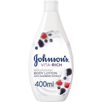 JOHNSON’S Body Lotion Vita-Rich Raspberry Extract 400ml