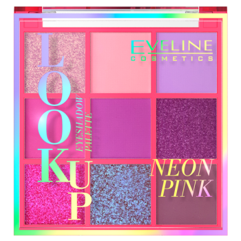 Eveline LOOK UP Eyeshadow Palette NEON PINK