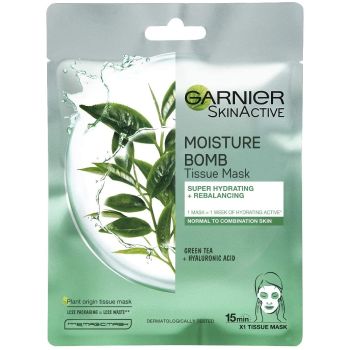Garnier Moisture Bomb Tissue Mask, Green Tea