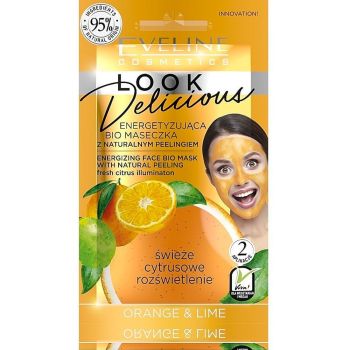 Eveline Look Delicious Energizing Face Mask & Scrub Orange & Lime