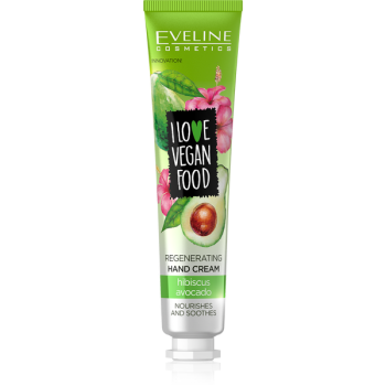 Eveline I Love Vegan Food Hand Cream Avocado And Hibiscus 50ml