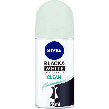 NIVEA Deodorant Female Invisible Black & White Roll-on 50ml