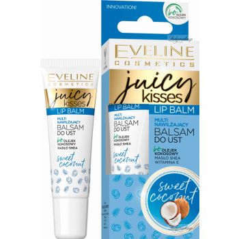 Eveline Cosmetics JUICY KISSES lip balm Coconut