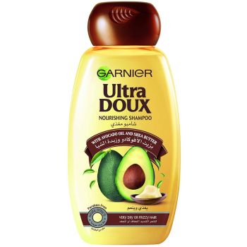 Garnier Ultra Doux Avocado Oil & Shea Butter Nourishing Shampoo, 400 ml