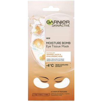 Garnier Eye Sheet Mask Hyaluronic Acid And Orange Juice