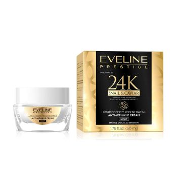 Eveline Prestige 24k Anti-wrinkle Snail&Caviar Night Cream 50ml