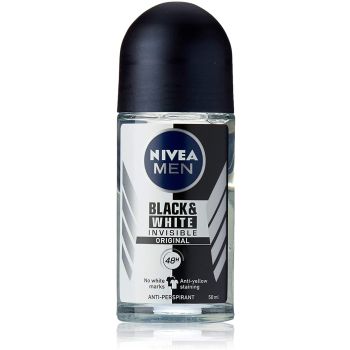 NIVEA Deodorant MEN Invisible Black And White Roll On Antiperspirant