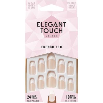 Elegant Touch French Nails 110, Pack of 24 Nails & Glue
