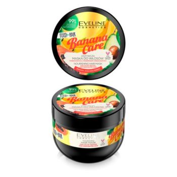 Eveline Food For Hair Banana Hair Mask Color Protection Moisturizes Hair 500ml