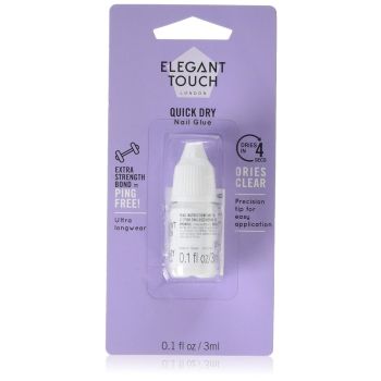 Elegant Touch 4 Second Protective Nail Glue Clear, 3ml