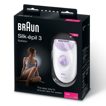 Braun Silk-épil 3 Women's Epilator, Electric Hair Removal