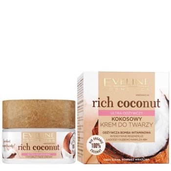 Eveline Rich Coconut Face Cream (dry and sensitive skin)50ml