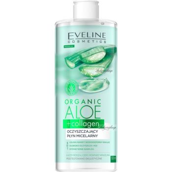 Eveline Organic Aloe + Collagen Cleansing Micellar Water 400ml