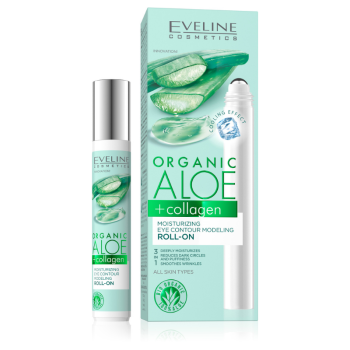 Eveline Organic Aloe + Collagen Eye Roll-On 15ml