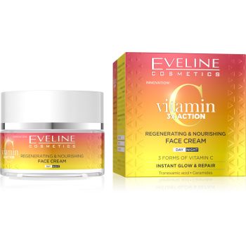 Eveline Vitamin C 3x Action Regenerating and Nourishing Face Cream 50ml