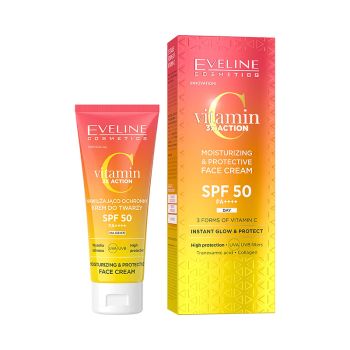 Eveline VITAMIN C 3X ACTION protective face cream SPF 50